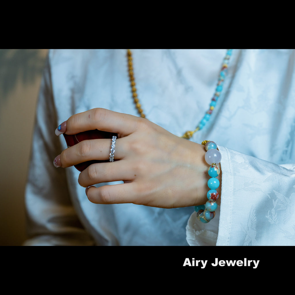 Shoushan stone agate bracelet