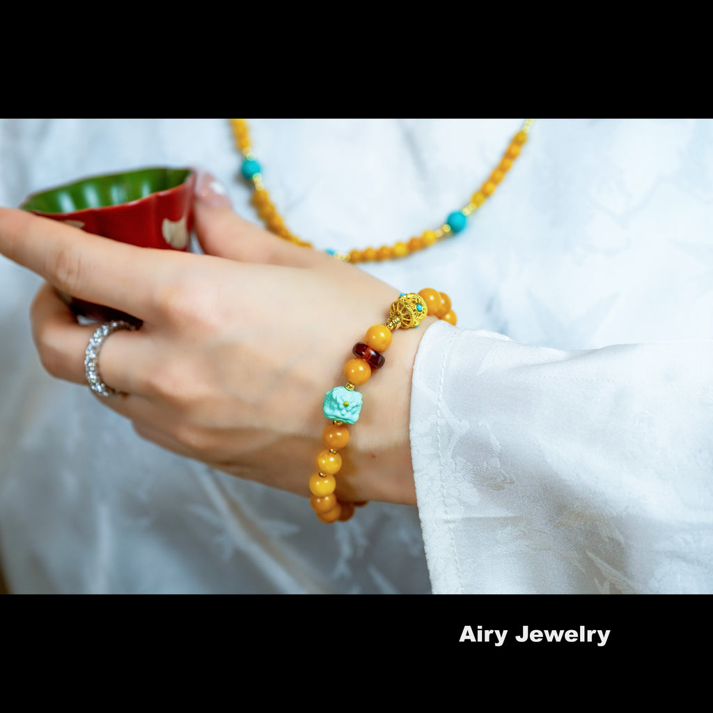 Natural Amber Original Fashion Bracelet