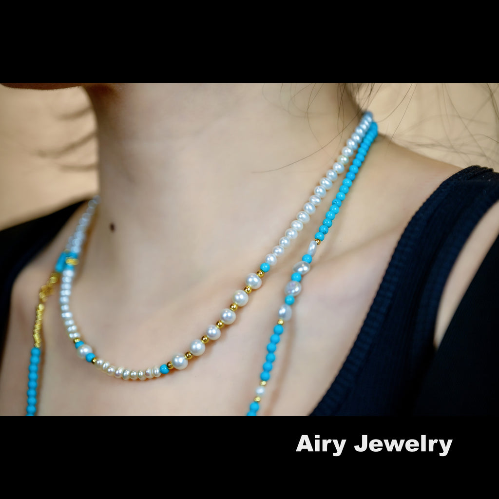 Natural pearl bracelet/necklace