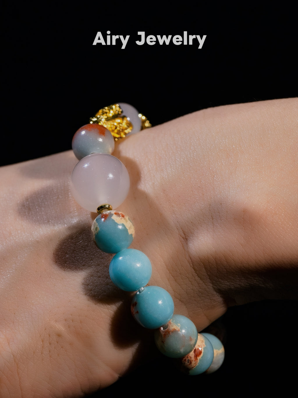 Shoushan stone agate bracelet