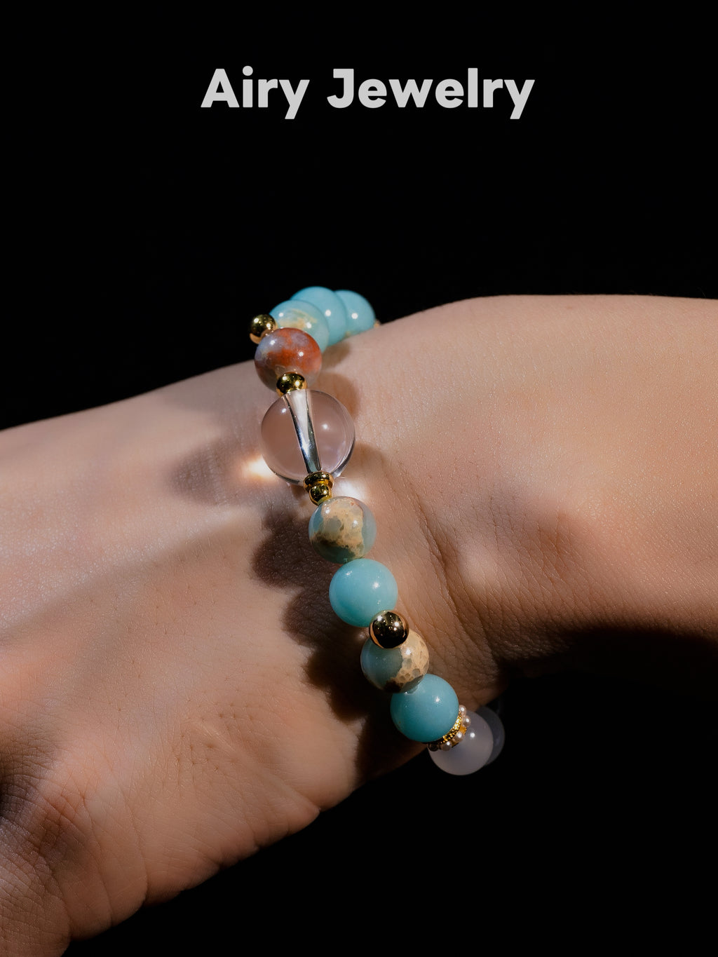 Shoushan stone crystal bracelet