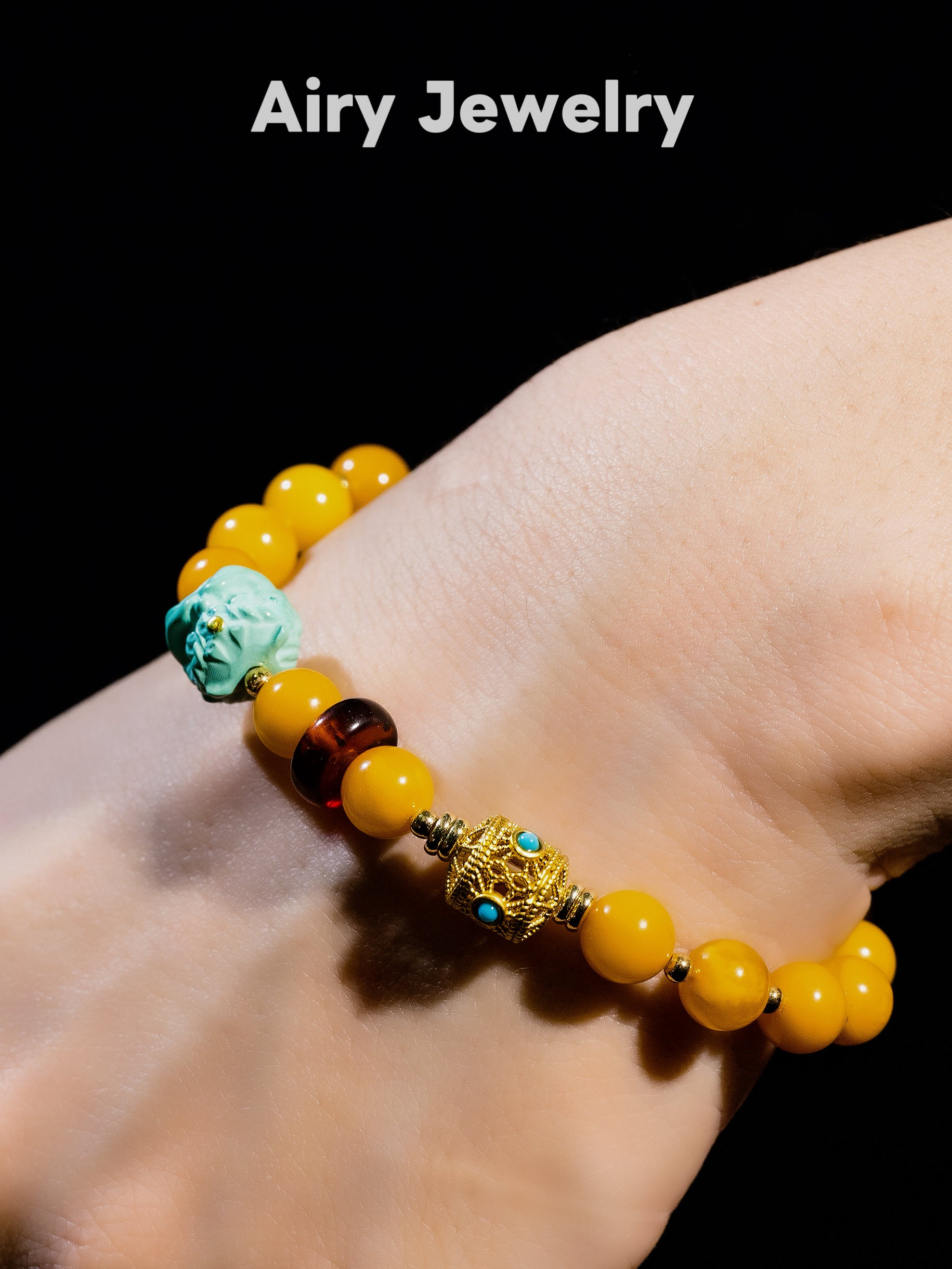 Natural Amber Original Fashion Bracelet