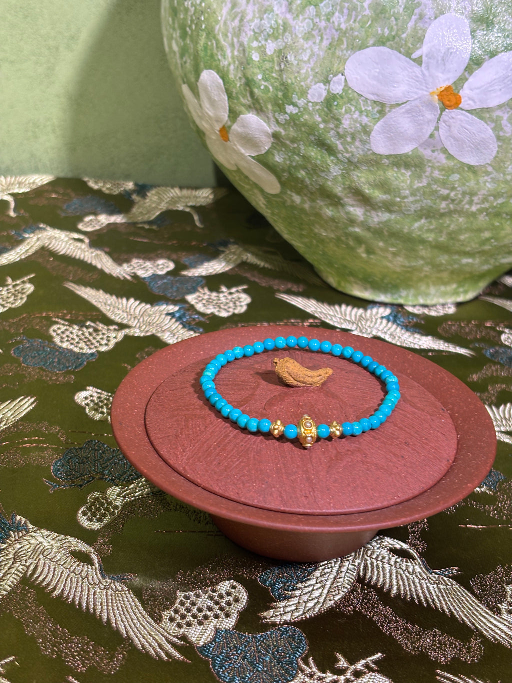 Original handmade magnesite bracelet