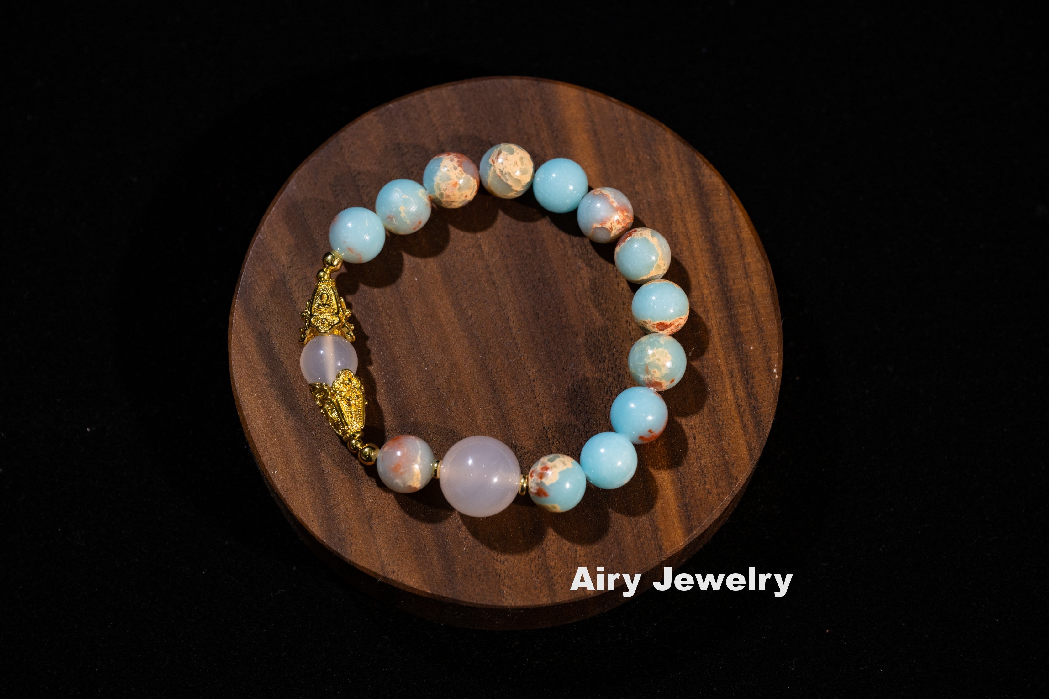 Shoushan stone agate bracelet