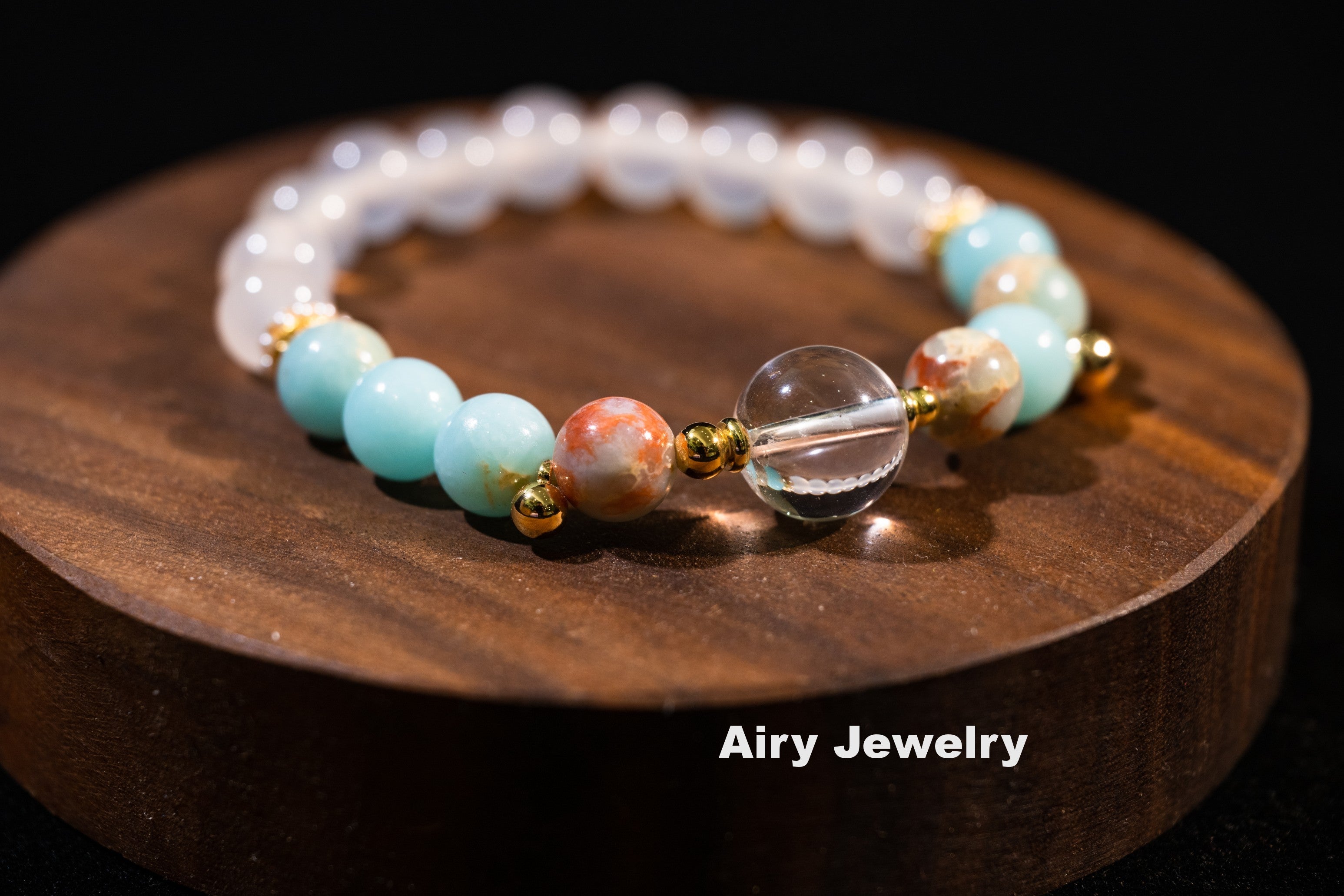 Shoushan stone crystal bracelet