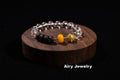 Natural white crystal amber original design bracelet