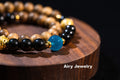 Natural agarwood agate bracelet