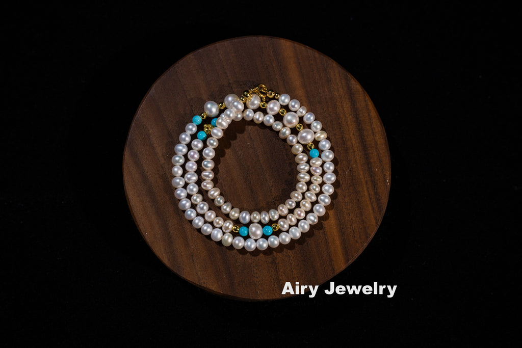 Natural pearl bracelet/necklace