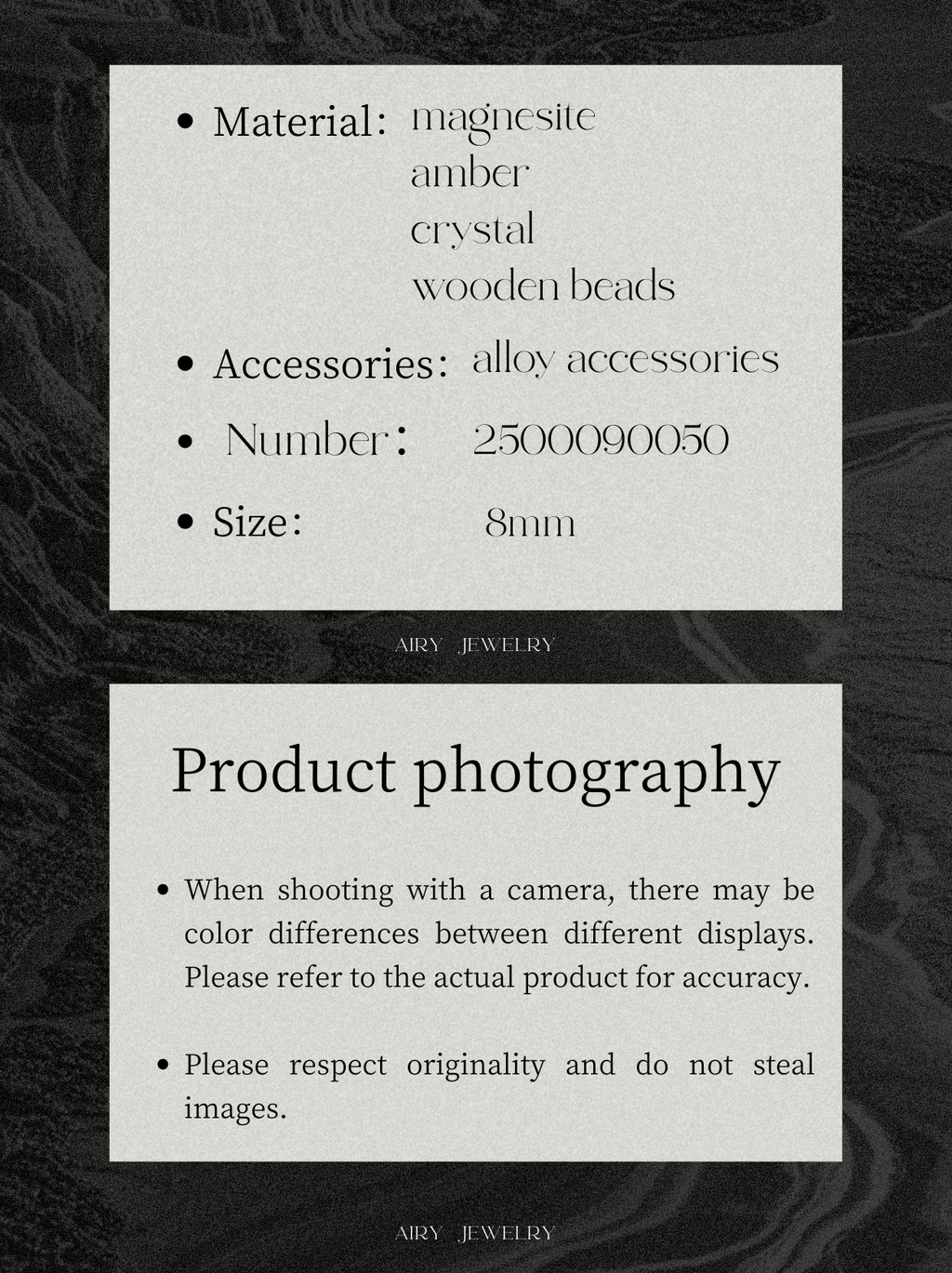 Original handmade bracelet made of agarwood gemstones